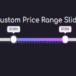 price range slider